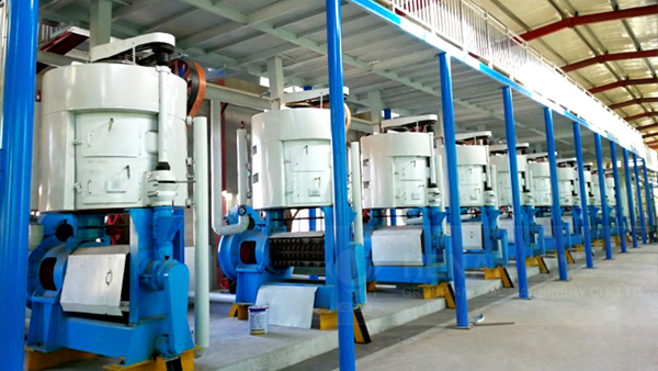 hj-pr50a خط إنتاج آلة استخراج زيت الفول السوداني في jiangxi